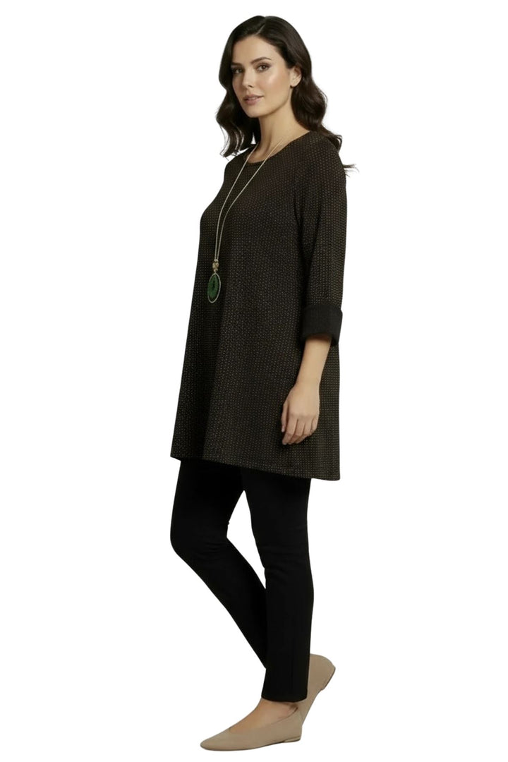 wholesale metallic dotted top