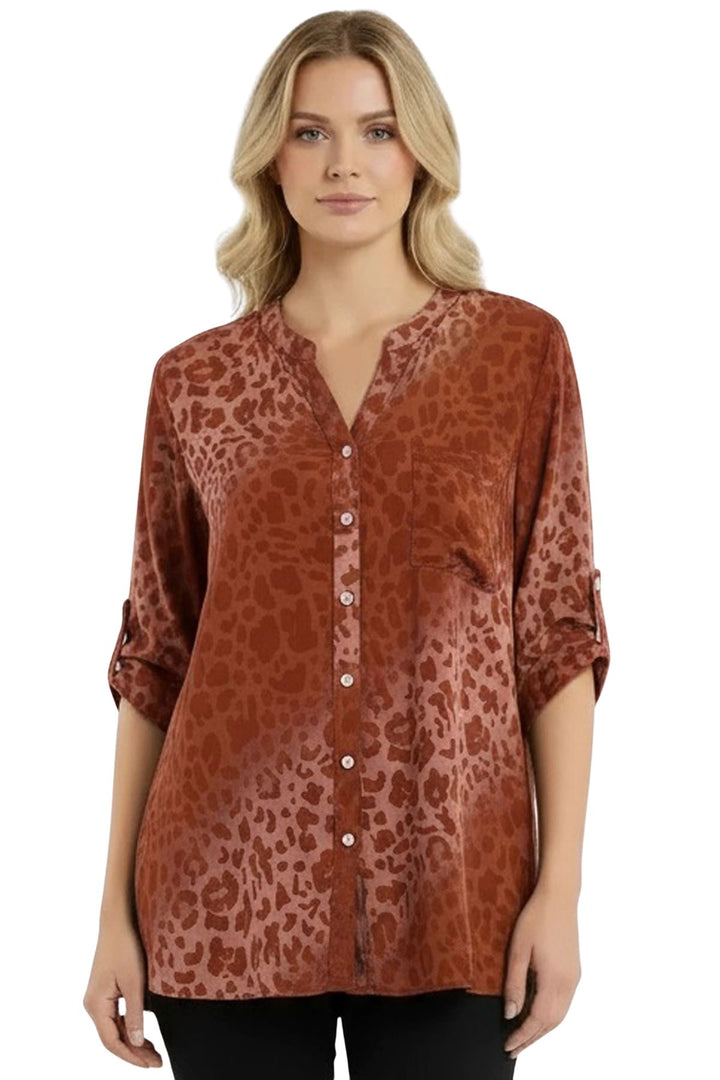 Leopard shirt long sleeve