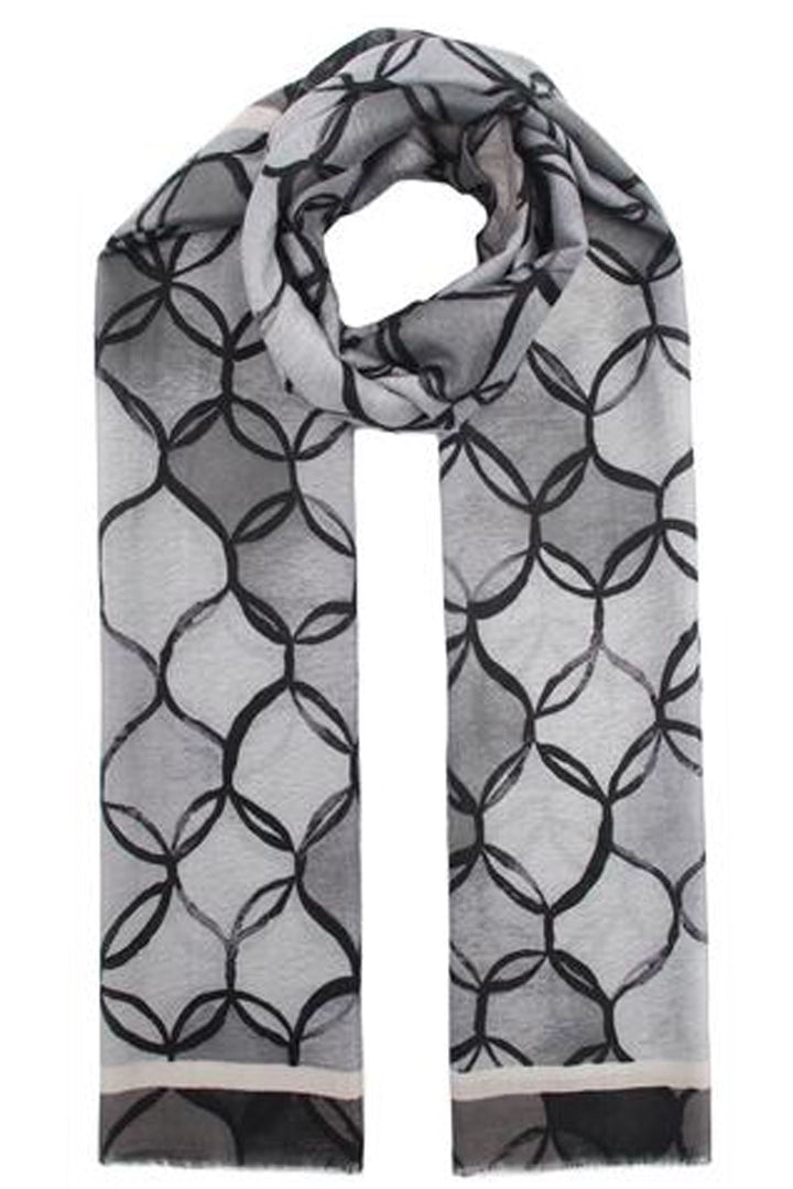 Geometric Ring Print Scarves