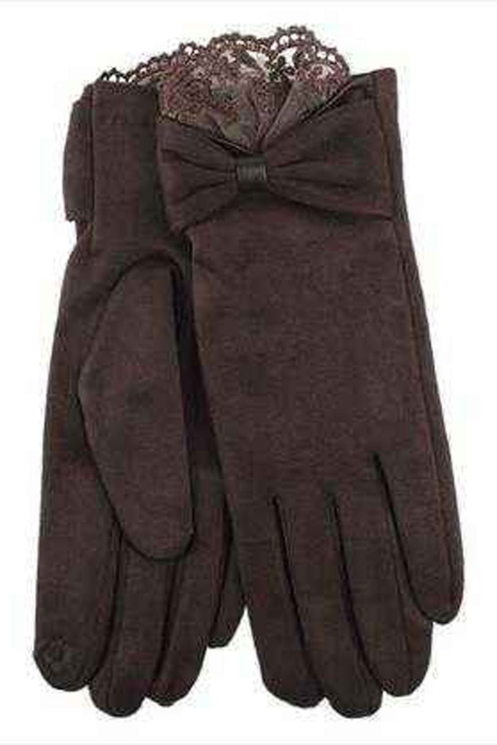 faux suede gloves women