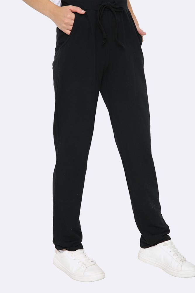 Italian Plain Drawstring Pocket Trousers