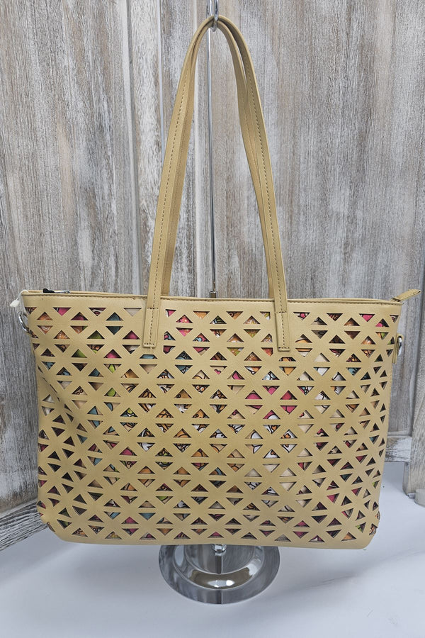 Inner Pouch Two Handle Shoulder Bag