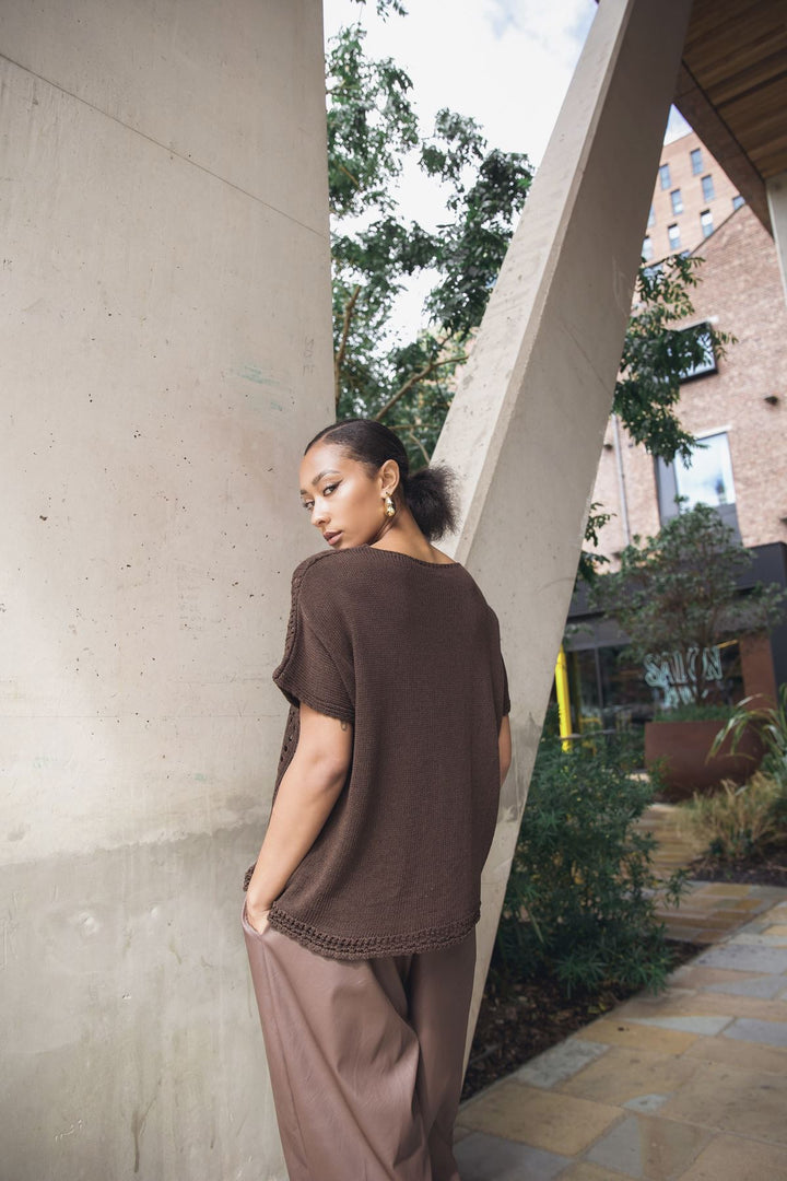 crocheted cotton tunic for retailers