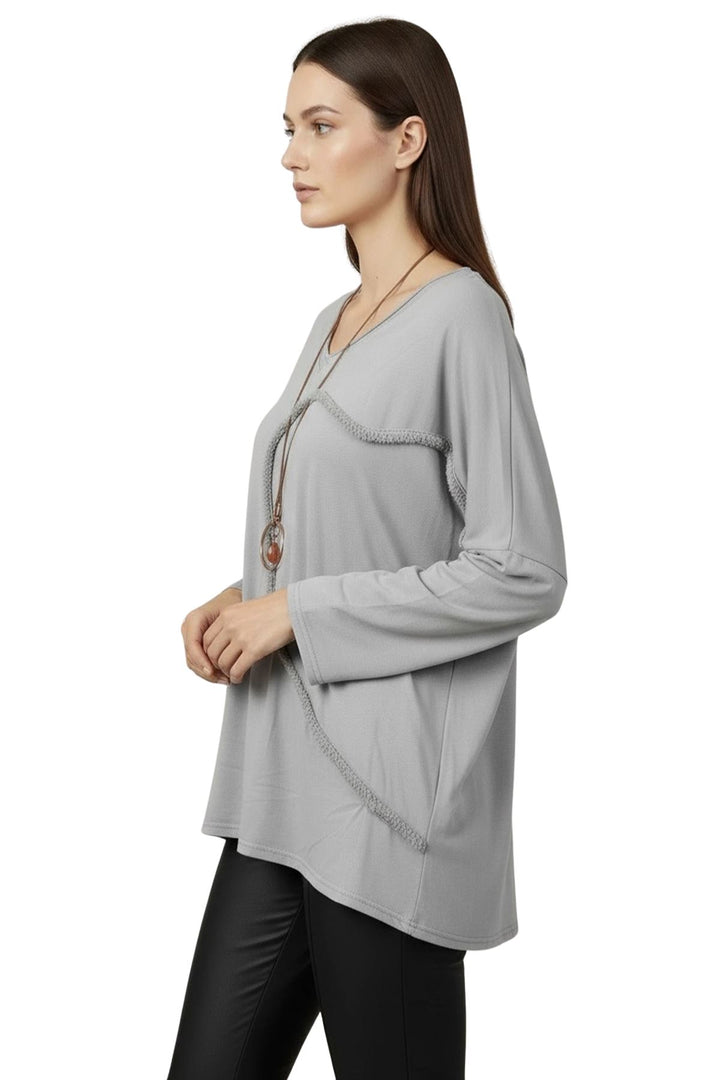 trendy heart tunic cotton