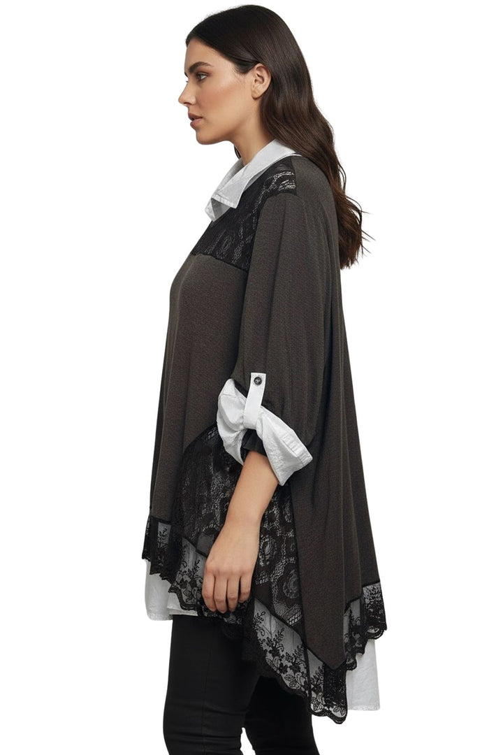 summer floral cotton blouse