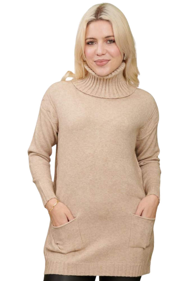 Plain Ribbed Pocket Soft Feel Top