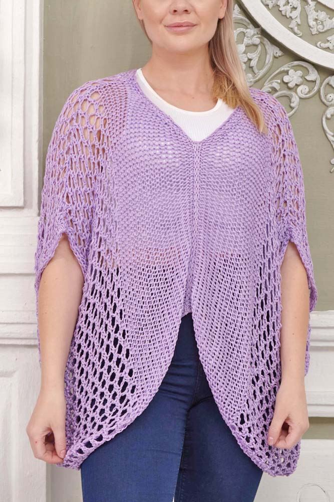 Crochet Pattern Mesh Cotton Top