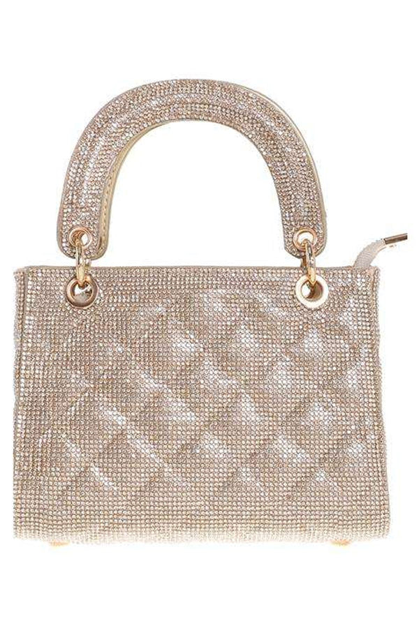 Chain Strap Crystal Rhinestone Hand Bag
