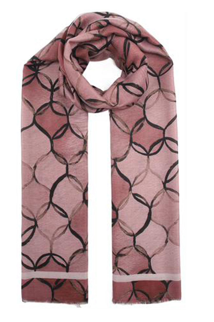 Geometric Ring Print Scarves