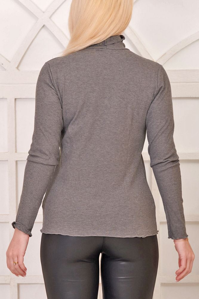 ribbed roll neck bulk clothing