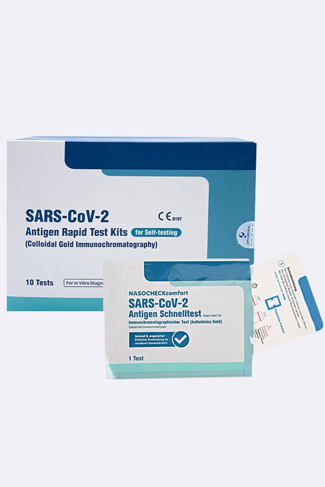 Pack Of 10 - Self-testing Sars-cov-2 Antigen Rapid Test Kits
