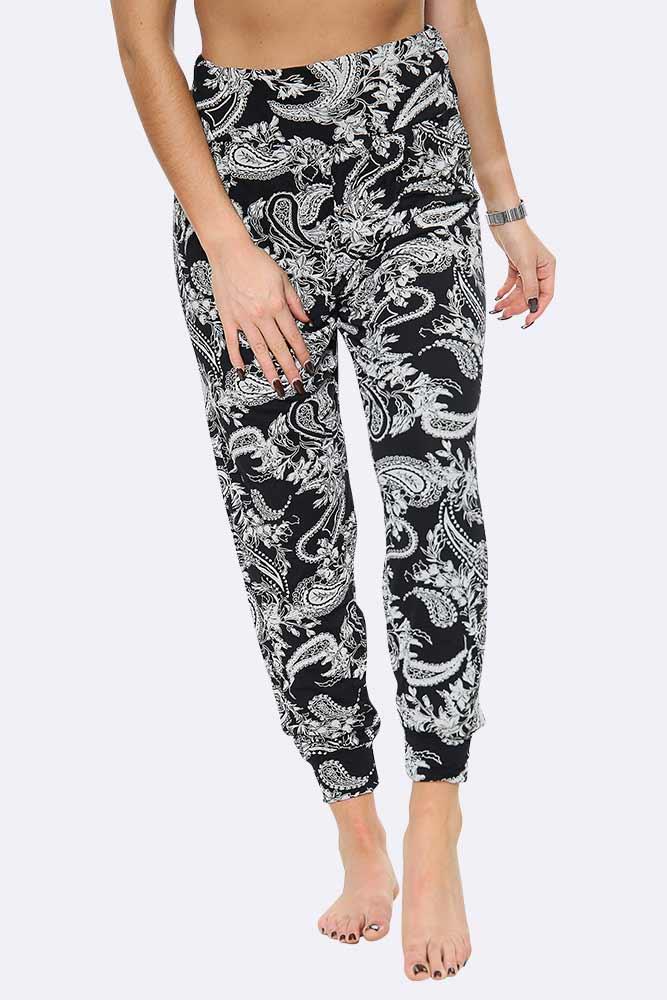 Paisley Floral Print Alibaba Hareem Trousers
