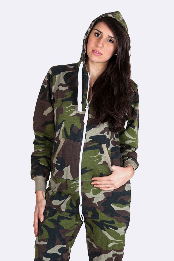 Wholesale Camouflage Unisex Jumpsuit