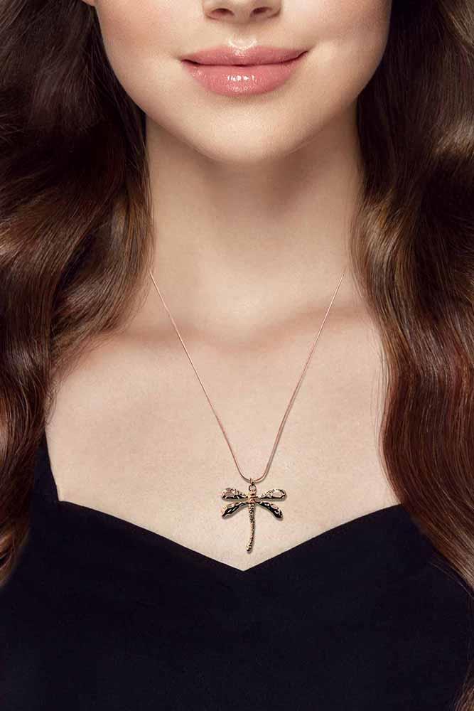 Dragonfly Chain Necklace