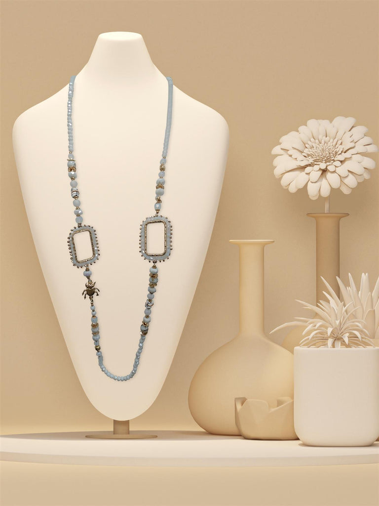 Multi Beads & Beatle Necklace