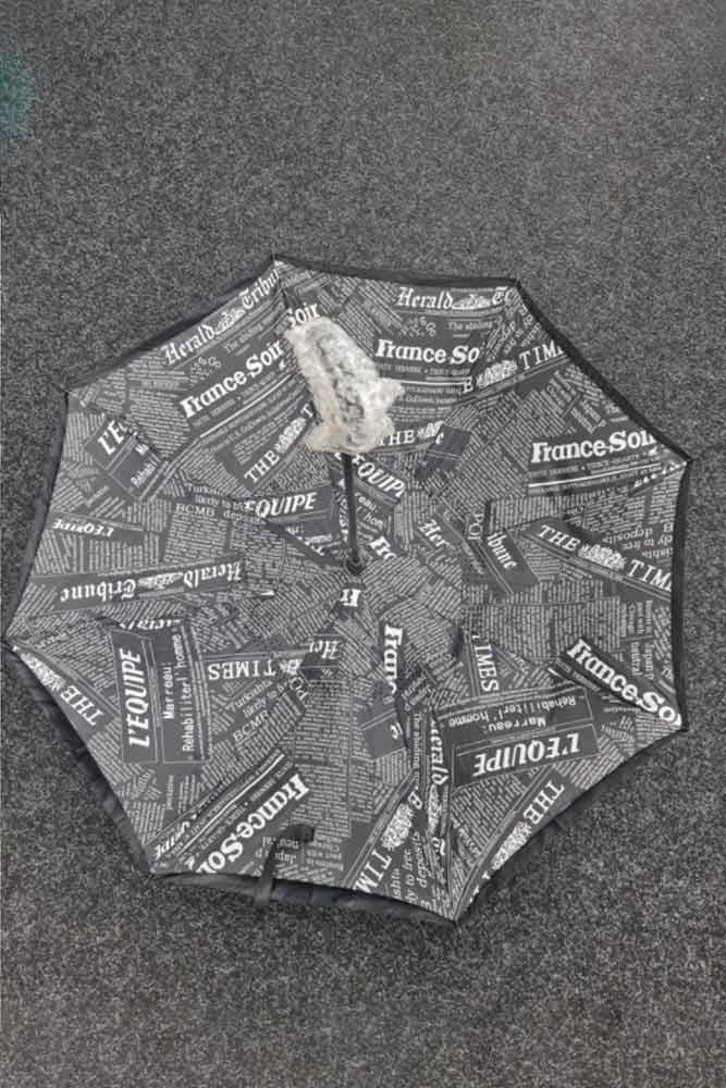 Newspaper Inverted Umbrella